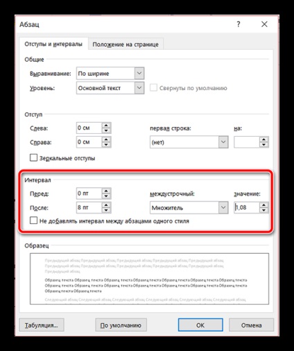 Cum de a reduce distanța dintre cuvintele din Word