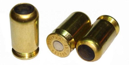 Caliber 45 cauciuc (cartușe) descriere, putere, comentarii