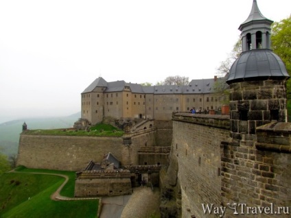 Königstein - un castel castel impresionant al Elveției săsești
