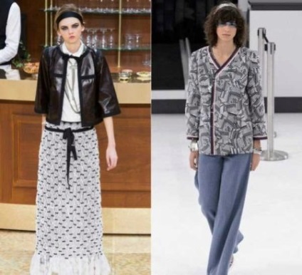 Costum în stilul Chanel (87 fotografii) costume de damă în stilul coco chanel cu o fustă, cu o jachetă, cu pantaloni scurți