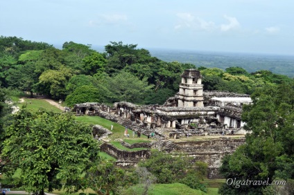 Mexikó palenque - az ősi maja város, elveszett az állam dzsungelében