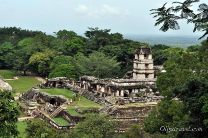 Mexikó palenque - az ősi maja város, elveszett az állam dzsungelében