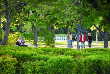 Parcul marin, Burgas în Bulgaria