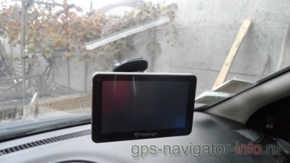 Revizie dintr-o fotografie despre gps-navigator prestigio geovision 5566, un site despre gadgeturile auto