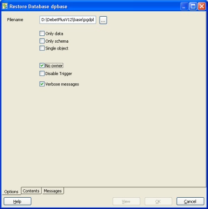 Conectarea bazei de date postgresql