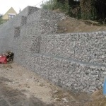 A gabion visszatartó falai