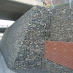 A gabion visszatartó falai