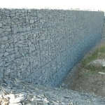 A gabion visszatartó falai