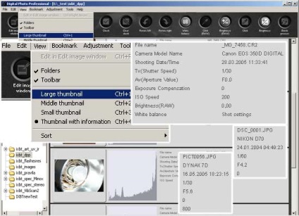 Program pentru lucrul cu fișiere brute de canon digital de camere