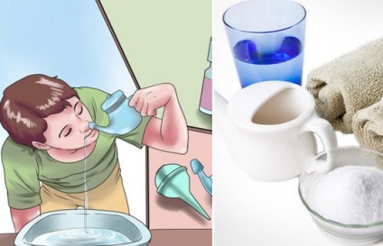 Clătirea soluțiilor pentru nas, cum și când să procedați la lavaj