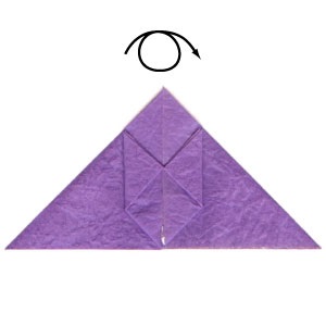 Egyszerű origami harang