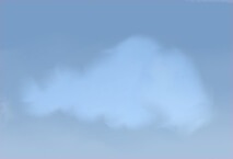 Felhők rajzolása a gimpben, nyitott
