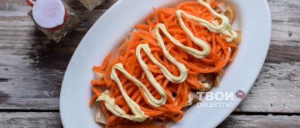 Saláta vitorla - finom recept átfordított fotóval
