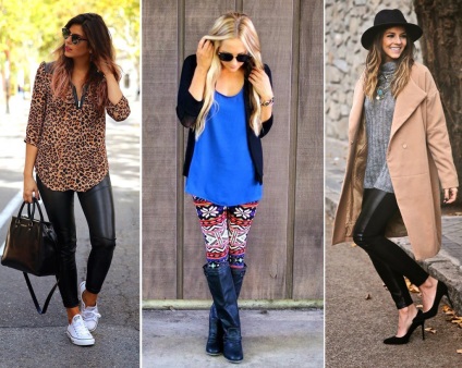 Cu ce ​​să poarte leopard, negru, piele sau jachete și colanți colorate