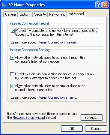 Secretele de configurare a rețelei în Windows XP