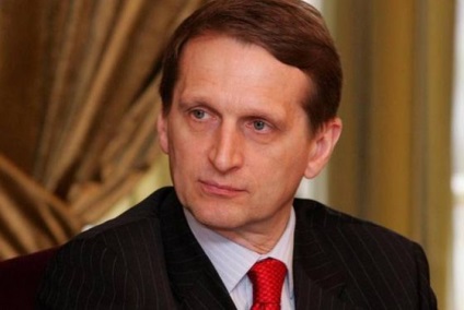 Szergej Naryshkin életrajza, fotó, szülei