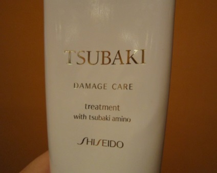 Șampon Shiseido și balsam de păr de la linia tsubaki revizii de îngrijire a daunelor