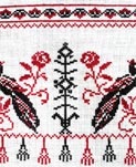 Simbolism, simboluri de prosoape slavice, amulete slave, broderii rusești