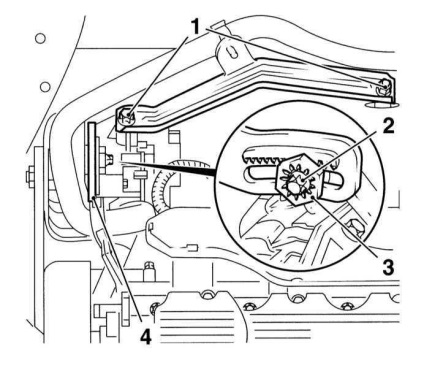 Demontarea și instalarea generatorului unui aster Opel b