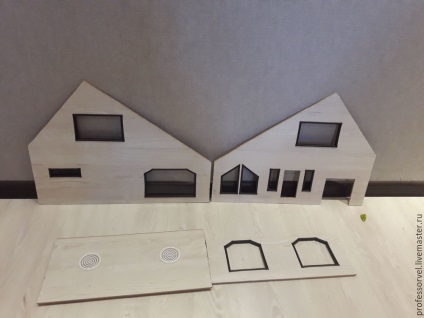 Creați un model al unei case din laminat - târg de meșteșugari - manual, manual
