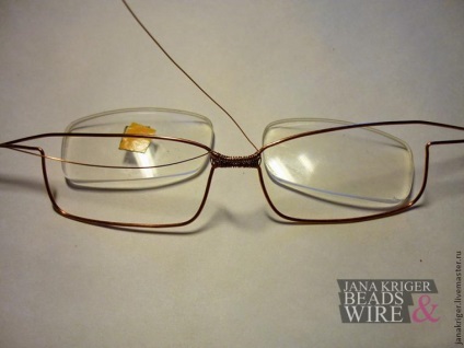 Creați un cadru pentru ochelari în tehnica lucrărilor de sârmă - târg de maeștri - manual, manual