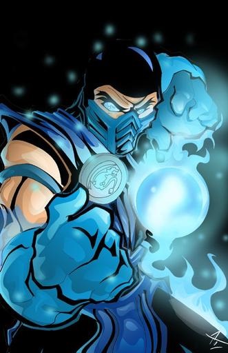 Sub-Zero срещу скорпион - Mortal Kombat - играта