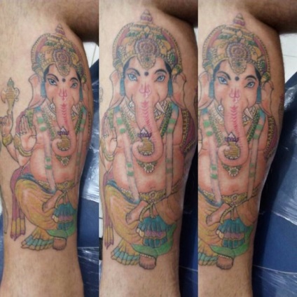 Valoarea Tatu ganesha, 27 tatuaje de fotografie, schite