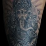 Tatu ganesha sensul, schițe, descrierea divinității indiene