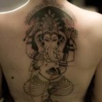 Tatu ganesha sensul, schițe, descrierea divinității indiene