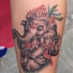 Tatu ganesha sensul, schițe, descrierea divinității indiene