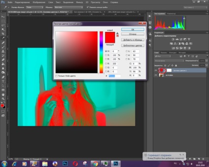 Tonarea în Photoshop prin turnarea culorilor (culoare solidă)