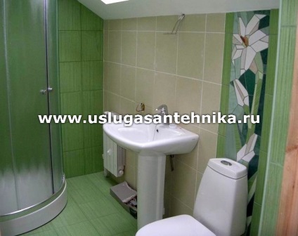 Instalarea de instalații sanitare în apartament (baie, bucătărie) fotografie