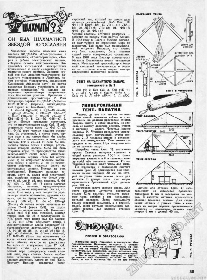 A napellenző mintája volt Jugoszlávia sakksztárjának univerzális sátorpálca