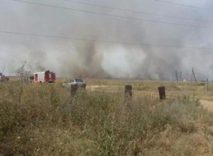 În zona Zosa din cauza neglijenței Volzhans, a izbucnit un nou incendiu