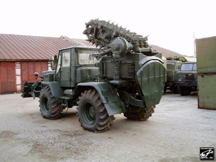 A Szovjetunió hadműveleti csapatait folyamatosan működő földmunkagépek - katonai felülvizsgálat