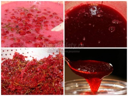 Jelly din coacăz roșu pentru rețete de iarnă pentru iarnă