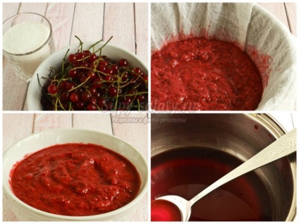 Jelly din coacăz roșu pentru rețete de iarnă pentru iarnă