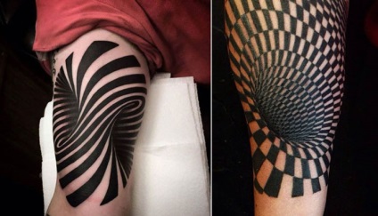 25 Sokkoló tetoválás az optikai illúzió hatásával
