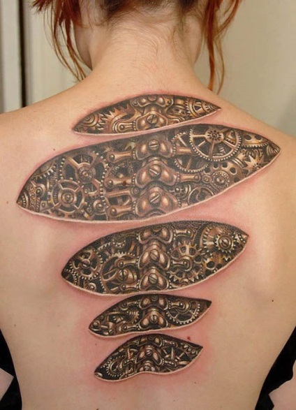 25 tatuaje șocante cu efect de iluzie optică