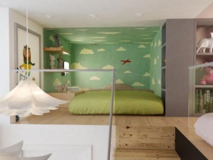 Entresol pentru o cameră pentru copii este visul copilului tău, totul despre design, construcție și arhitectură în