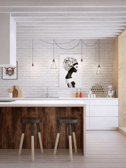 Bucătărie albă în interior (60 de fotografii) cele mai bune combinații de culori