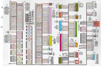 Diagrama electrică a frezei lui Prior în detaliu, înainte de