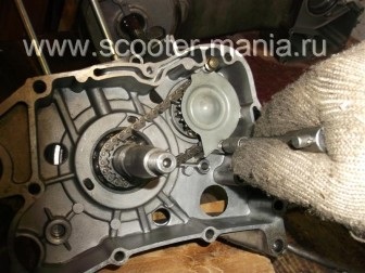 Repararea motorului de raportare foto 157 qmj scuter atlant (150 cc), scutere și motociclete