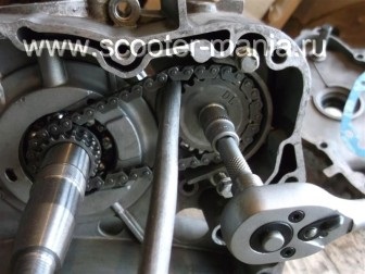 Repararea motorului de raportare foto 157 qmj scuter atlant (150 cc), scutere și motociclete