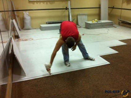 Gipszkarton a padlóra - az anyagok kiválasztása és a lefektetési utasítások!