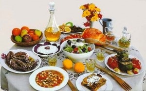 Görög diétás menü, méltóság, ellenjavallatok