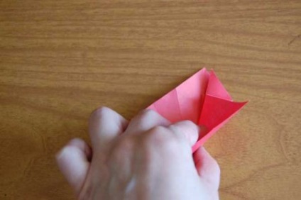 Garoafe - flori origami - figurine de hârtie cu mâinile lor