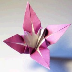 Efectuarea de flori origami, scheme de proiectare și culori foto din hârtie