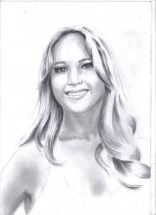 Cum să atragă Jennifer Lawrence - să învețe cum să atragă