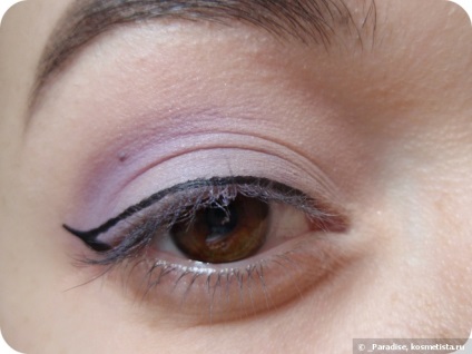 Cum să elaboreze săgeți frumoase cu eyeliner-markeri stelare de culori profunde culoare în umbră # 01